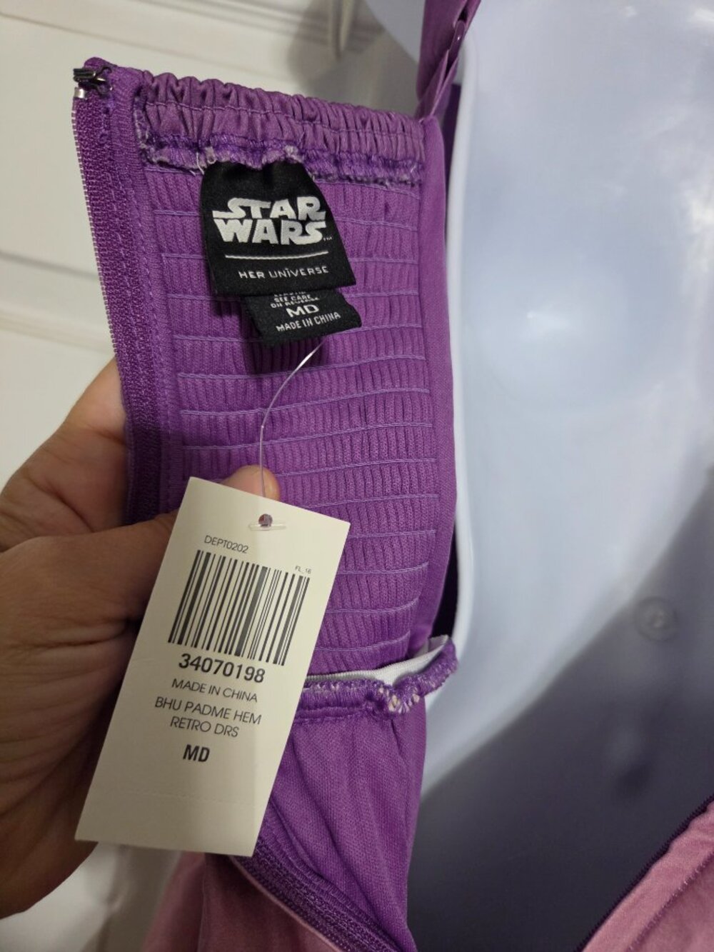 NWT Her Universe Star Wars Padme Amidala Retro Dress - Size Medium - Picture 7 of 7